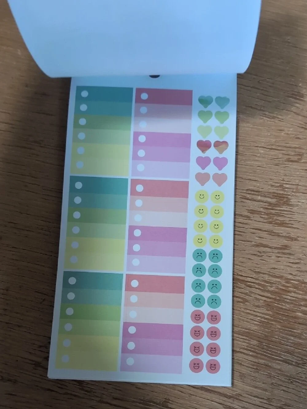 The Happy Planner Watercolor Sticker Set - Pink, Green, Blue, Gold Accents